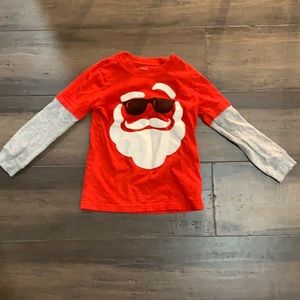 Carters Santa shirt - excellent condition! Size 5T
